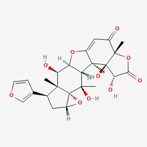 molecular formula C25H28O10 B1260228 Toonaciliatin A 