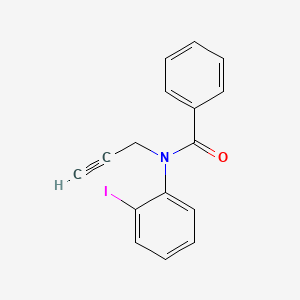 molecular formula C16H12INO B12602304 N-(2-Iodophenyl)-N-(prop-2-yn-1-yl)benzamide CAS No. 918334-64-2
