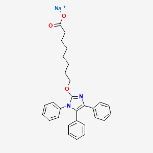 molecular formula C29H29N2NaO3 B1260232 Octimibate sodium 