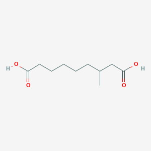 molecular formula C10H18O4 B1260244 3-Methylazelaic acid 