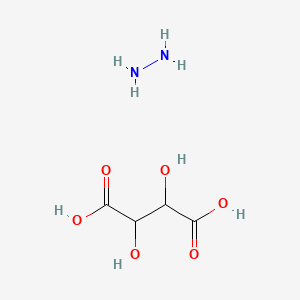 molecular formula C4H10N2O6 B1260248 Hydrazine tartrate CAS No. 634-62-8