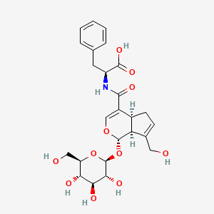 molecular formula C25H31NO11 B1260252 Eucomoside B 