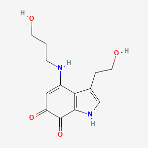 molecular formula C13H16N2O4 B1260254 Sanguinolentaquinone 