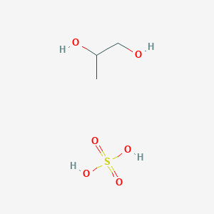 molecular formula C3H10O6S B12602586 Sulfuric acid--propane-1,2-diol (1/1) CAS No. 643764-77-6