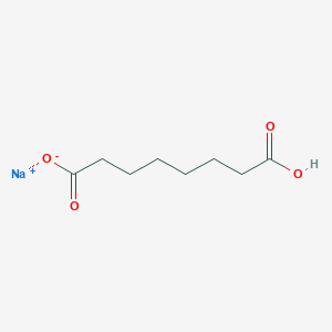 molecular formula C8H13NaO4 B1260261 Monosodium suberate CAS No. 27796-70-9