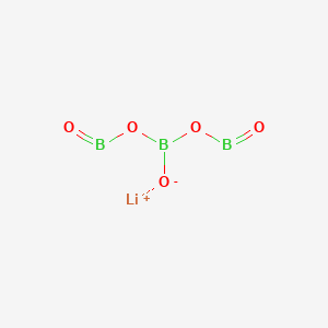 molecular formula B3LiO5 B1260262 Lithium triborate 