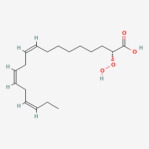 molecular formula C18H30O4 B1260266 (R)-2-氢过氧化-α-亚麻酸 