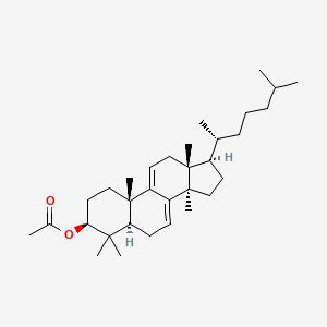 molecular formula C32H52O2 B1260269 Dihydroagnosterol acetate 