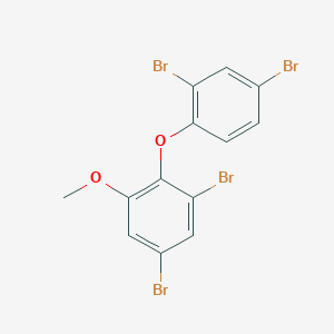 molecular formula C13H8Br4O2 B1260274 1,5-Dibromo-2-(2,4-dibromophenoxy)-3-methoxybenzene CAS No. 102739-99-1