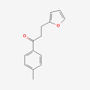 molecular formula C14H14O2 B12602740 3-(Furan-2-yl)-1-(4-methylphenyl)propan-1-one CAS No. 648903-48-4