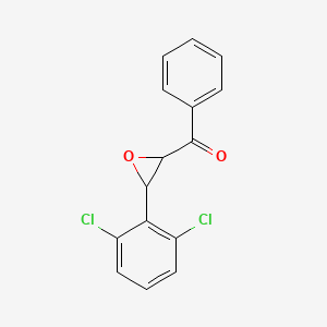 molecular formula C15H10Cl2O2 B12602771 [3-(2,6-Dichlorophenyl)oxiran-2-yl](phenyl)methanone CAS No. 918301-32-3