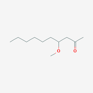 molecular formula C11H22O2 B12602789 4-Methoxydecan-2-one CAS No. 917574-82-4