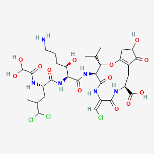 molecular formula C31H45Cl3N6O13 B1260288 Victorin C 