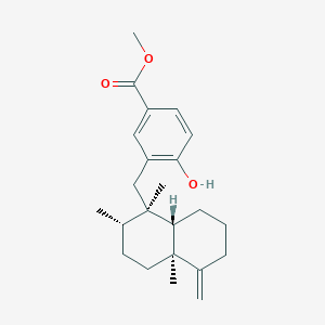 molecular formula C23H32O3 B1260289 Dictyoceratin C 
