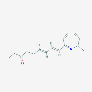 molecular formula C16H21NO B1260293 Chalciporone 