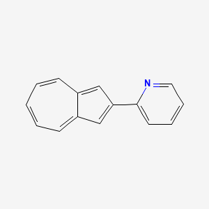molecular formula C15H11N B12602963 2-(Azulen-2-yl)pyridine CAS No. 881211-84-3