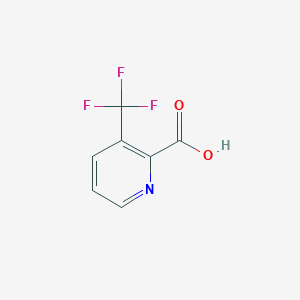 molecular formula C7H4F3NO2 B126030 3-(Trifluoromethyl)pyridine-2-carboxylic Acid CAS No. 87407-12-3