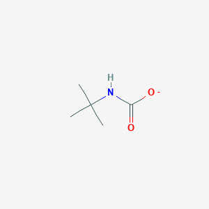 molecular formula C5H10NO2- B1260302 Tert-butylcarbamate 