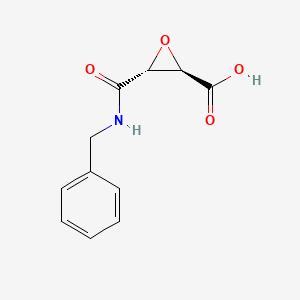 molecular formula C11H11NO4 B12603026 (2R,3R)-3-(Benzylcarbamoyl)oxirane-2-carboxylic acid CAS No. 646532-96-9