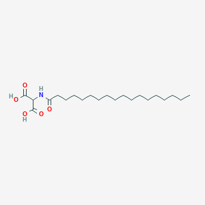 molecular formula C21H39NO5 B12603096 (Octadecanoylamino)propanedioic acid CAS No. 651312-94-6
