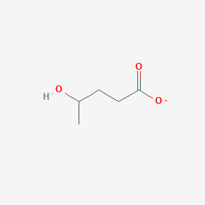 molecular formula C5H9O3- B1260314 4-Hydroxypentanoate 