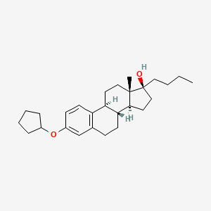molecular formula C27H40O2 B1260321 17-Becpe CAS No. 71733-12-5