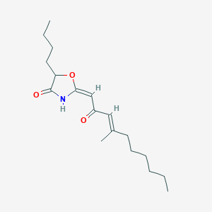 molecular formula C18H29NO3 B1260338 Lipoxazolidinone C 