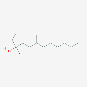 molecular formula C14H30O B12603444 3-Dodecanol, 3,6-dimethyl- CAS No. 648415-27-4
