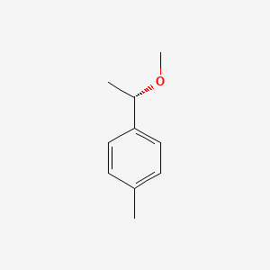 molecular formula C10H14O B12603465 1-[(1S)-1-Methoxyethyl]-4-methylbenzene CAS No. 646041-13-6