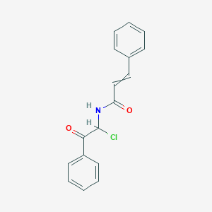 molecular formula C17H14ClNO2 B12603526 N-(1-Chloro-2-oxo-2-phenylethyl)-3-phenylprop-2-enamide CAS No. 918648-69-8
