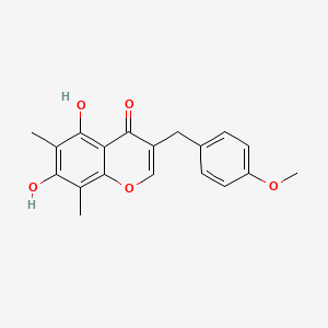molecular formula C19H18O5 B1260356 Methylophiopogonone B 