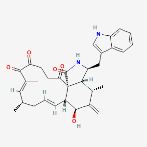 molecular formula C32H36N2O5 B1260367 isochaetoglobosin D 
