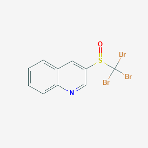 molecular formula C10H6Br3NOS B12603705 3-(Tribromomethanesulfinyl)quinoline CAS No. 648432-34-2