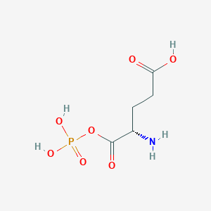 molecular formula C5H10NO7P B12603757 alpha-L-glutamyl phosphate CAS No. 872984-18-4
