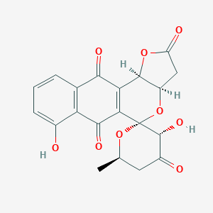 molecular formula C20H16O9 B1260378 4'-dehydro-deacetylgriseusin A 
