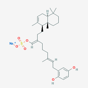 molecular formula C31H45NaO6S B1260382 hipposulfate A 