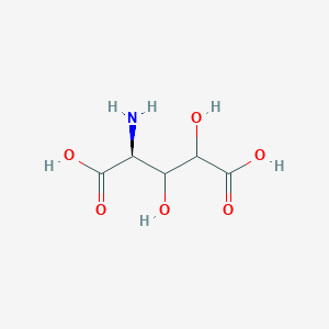 molecular formula C5H9NO6 B1260386 3,4-Dihydroxy-L-glutamic acid 