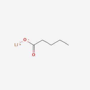 molecular formula C5H9LiO2 B1260397 Lithium valerate CAS No. 38869-19-1