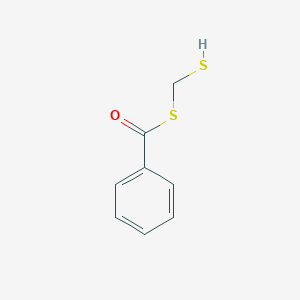 molecular formula C8H8OS2 B12604006 S-(Sulfanylmethyl) benzenecarbothioate CAS No. 650607-78-6