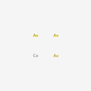 molecular formula Au3Co B12604022 Cobalt;gold CAS No. 908861-94-9