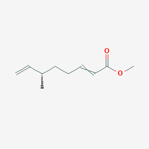 molecular formula C10H16O2 B12604025 methyl (6S)-6-methylocta-2,7-dienoate CAS No. 648409-57-8
