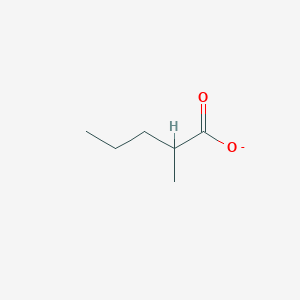 molecular formula C6H11O2- B1260403 2-Methylpentanoate 