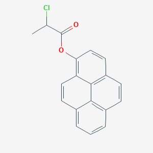 molecular formula C19H13ClO2 B12604032 pyren-1-yl 2-chloropropanoate CAS No. 878675-68-4