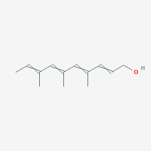 molecular formula C13H20O B12604127 4,6,8-Trimethyldeca-2,4,6,8-tetraen-1-ol CAS No. 648414-21-5