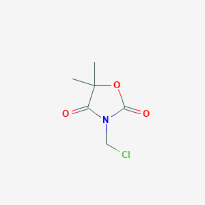 molecular formula C6H8ClNO3 B12604165 3-(Chloromethyl)-5,5-dimethyl-1,3-oxazolidine-2,4-dione CAS No. 646052-52-0