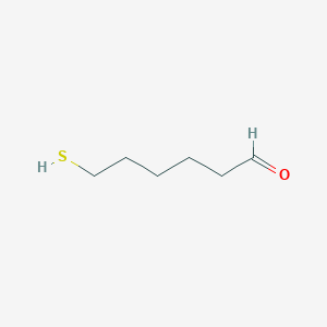 molecular formula C6H12OS B12604285 6-Sulfanylhexanal CAS No. 915278-52-3