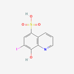 molecular formula C10H7INNaO7S B1260458 Chiniofon CAS No. 8002-90-2