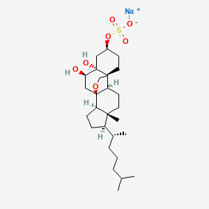 molecular formula C27H45NaO7S B1260460 Eurysterol A 