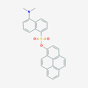 molecular formula C28H21NO3S B12604609 pyren-1-yl 5-(dimethylamino)naphthalene-1-sulfonate CAS No. 874102-15-5