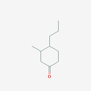 molecular formula C10H18O B12604625 3-Methyl-4-propylcyclohexan-1-one CAS No. 917911-39-8